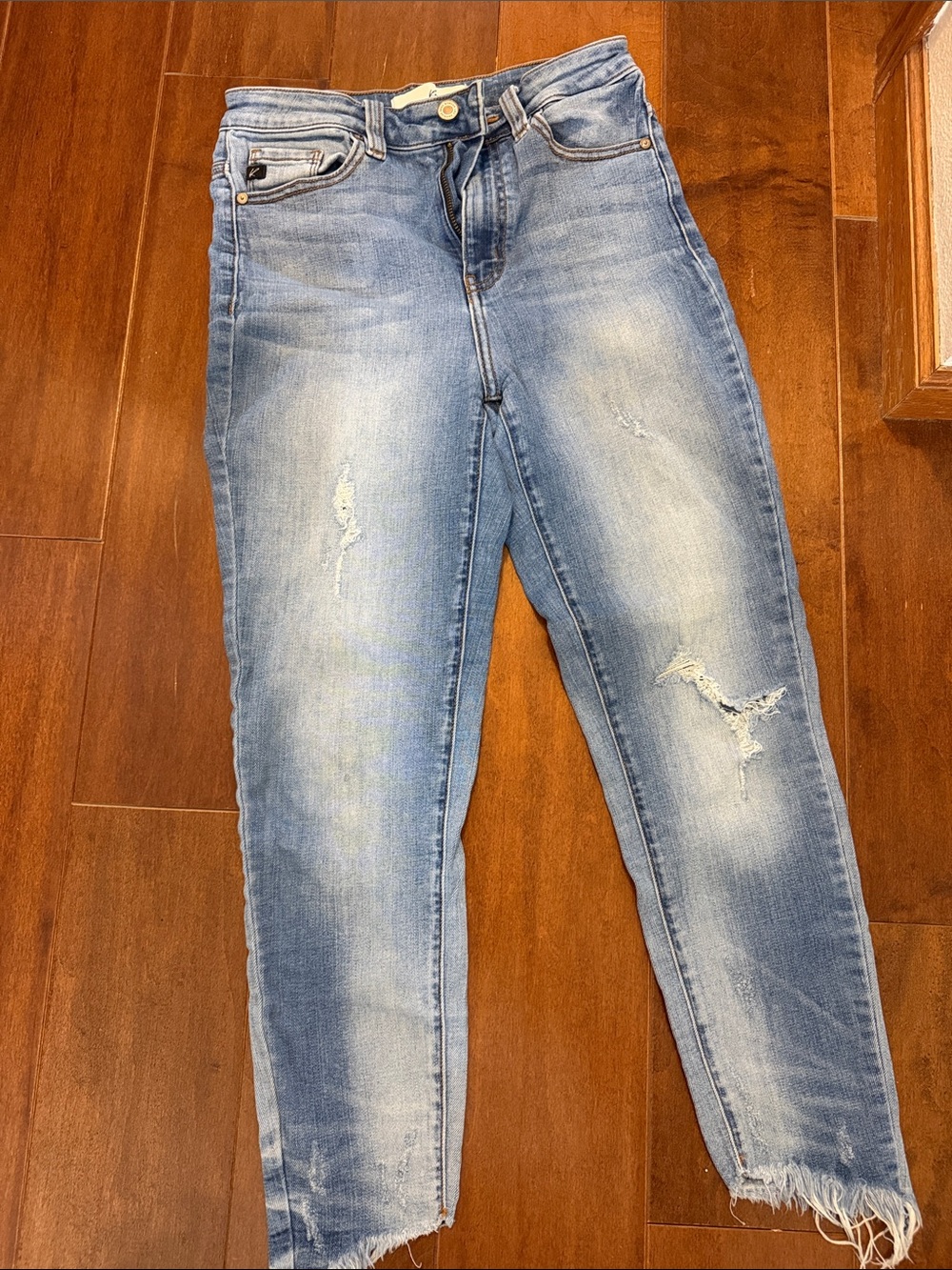 KanCan Light Wash Ripped Skinny Jeans